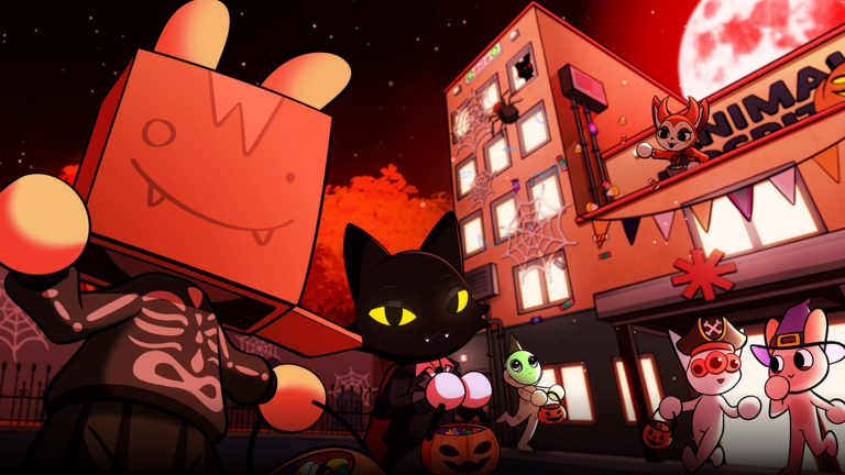 Artwork for the Halloween event in Animal Hospital (Anomaly)