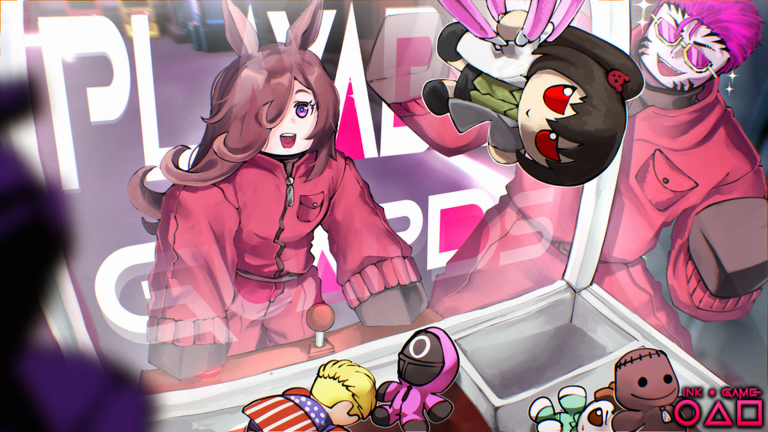 Artwork for the PLAYABLE GUARDS event in Ink Game