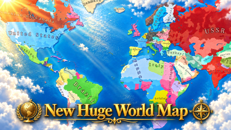 Artwork for the 🌍 New Huge World Map 🗺️ event in Conquer The World WW2