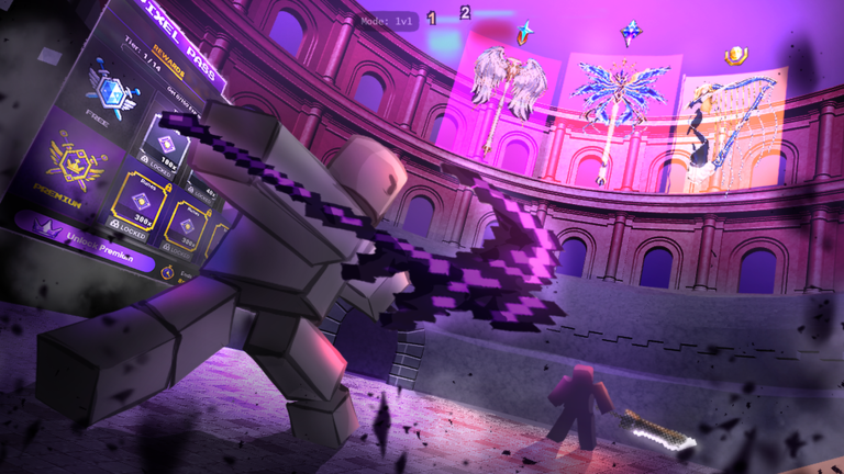 Artwork for the PIXEL PASS ⛏️ event in Death Ball