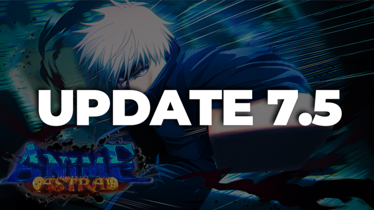 Artwork for the UPDATE 7.5 event in Anime Astral Simulator