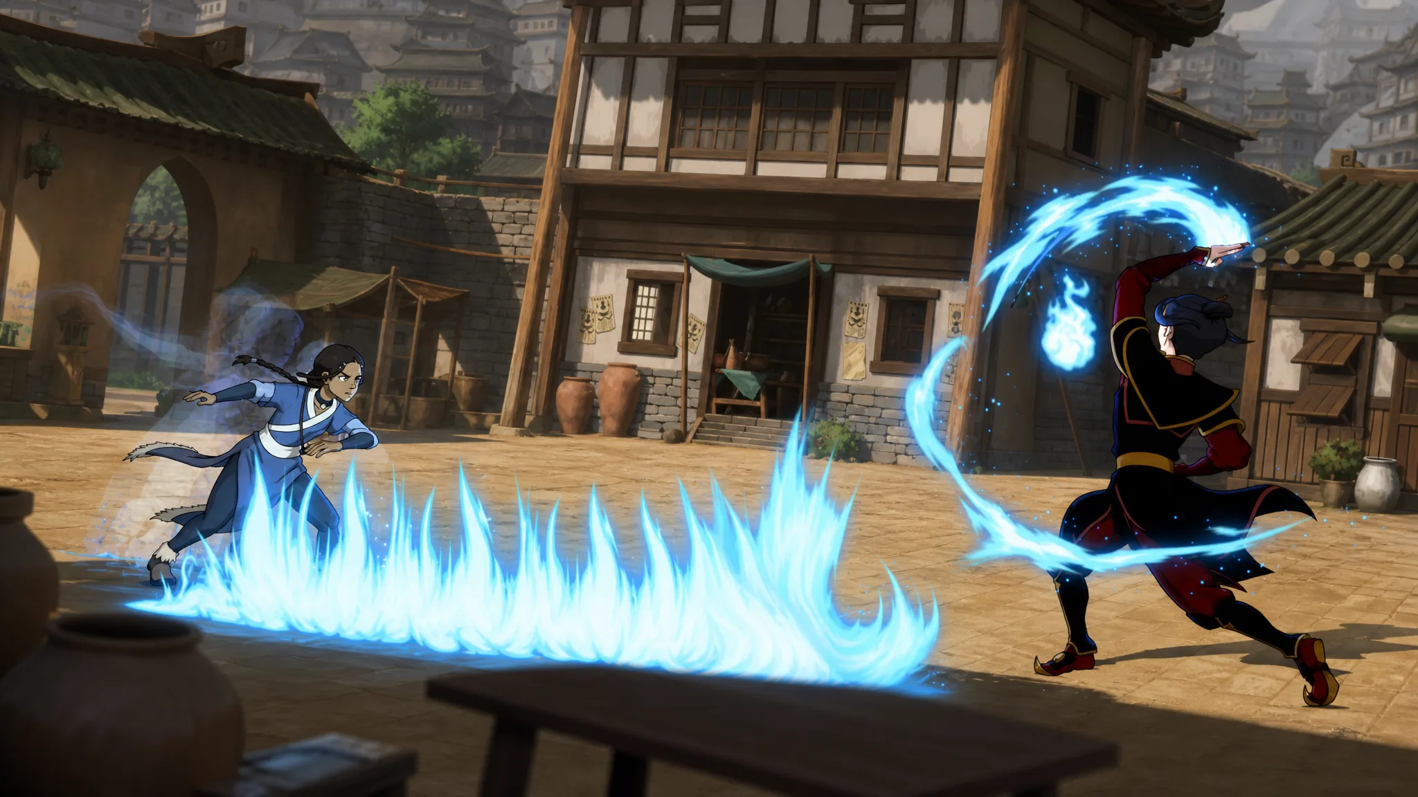 Azula stands at the top of the roster in Avatar Legends: The Fighting Game
