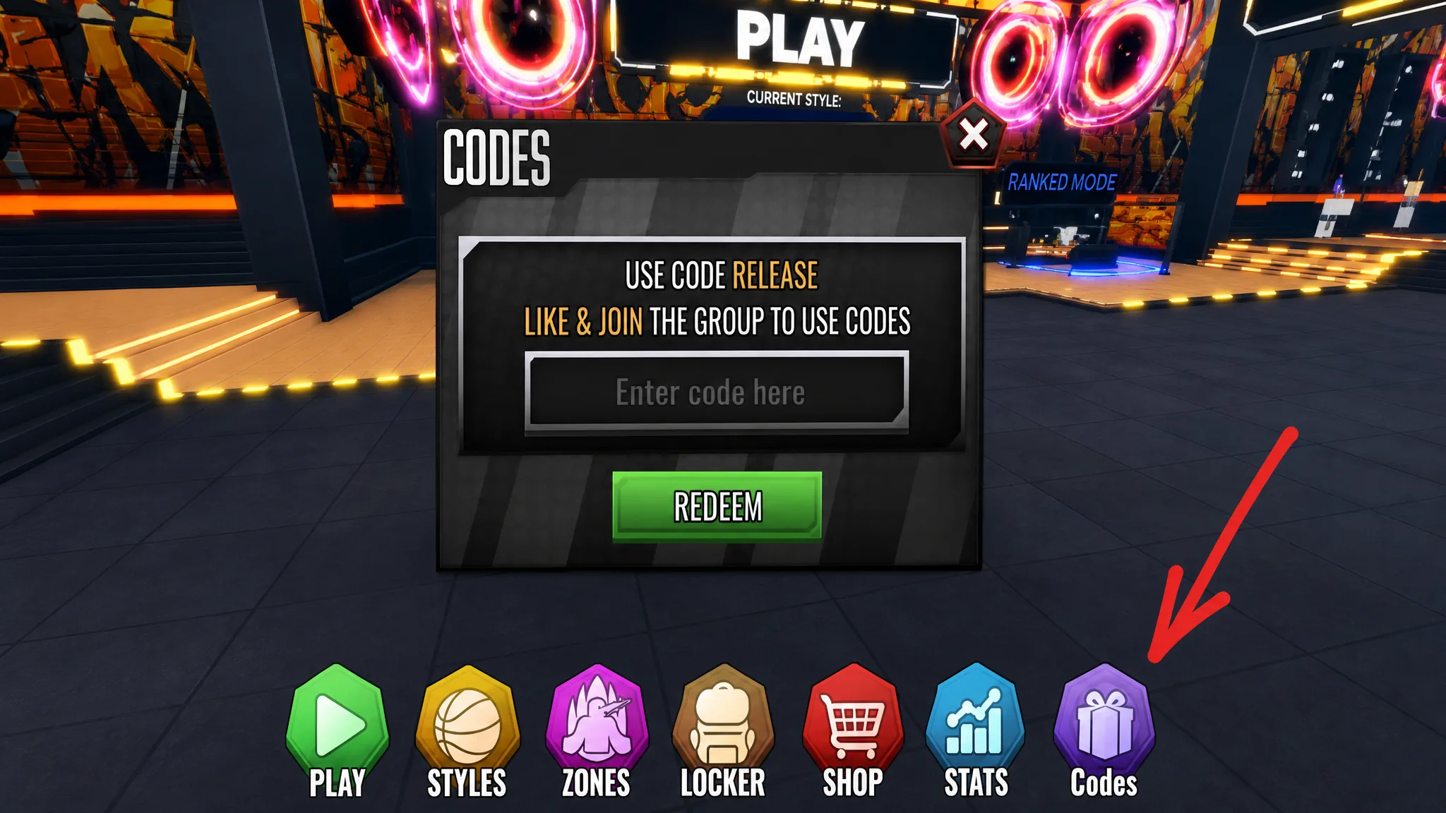 How to redeem Basketball Zero codes