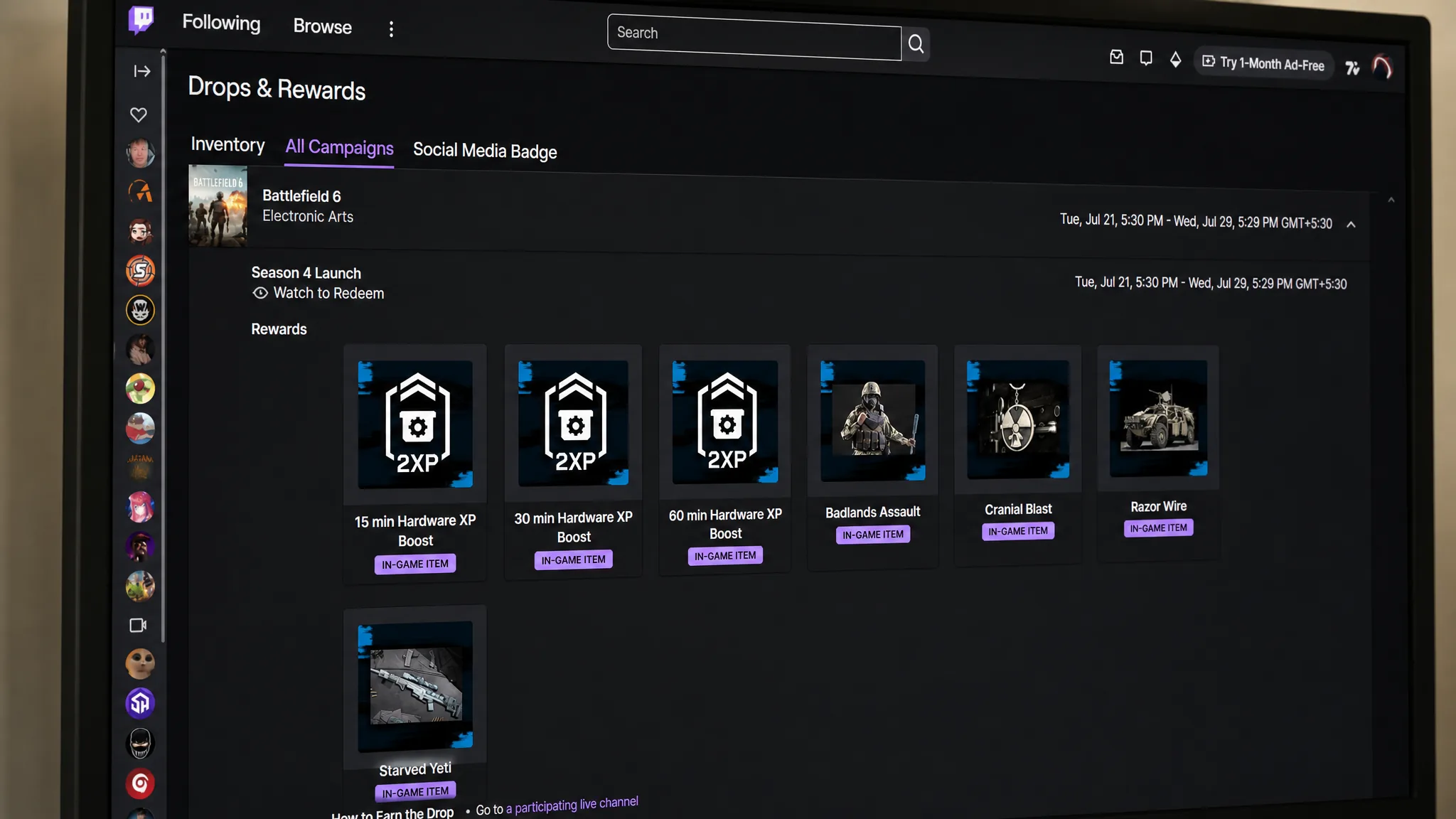 Twitch. EA)