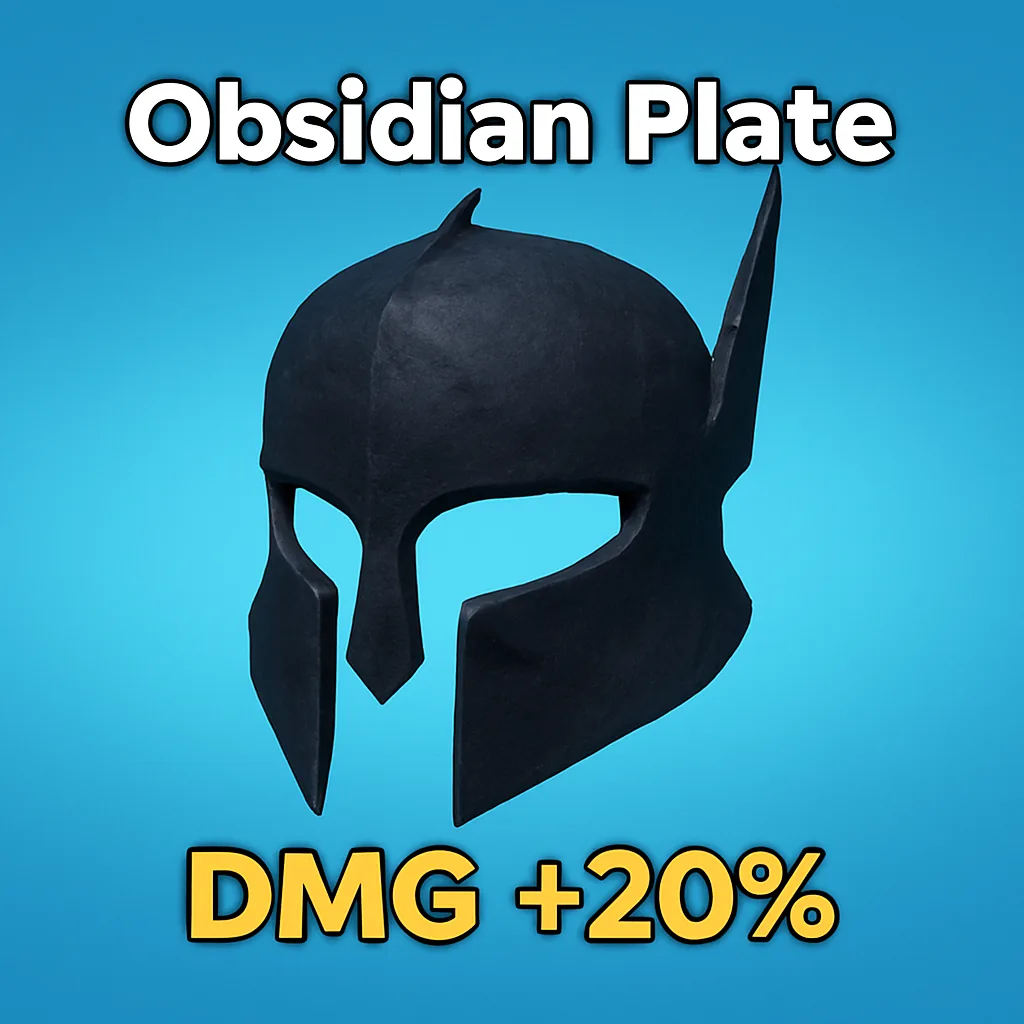 Obsidian Plate Helm