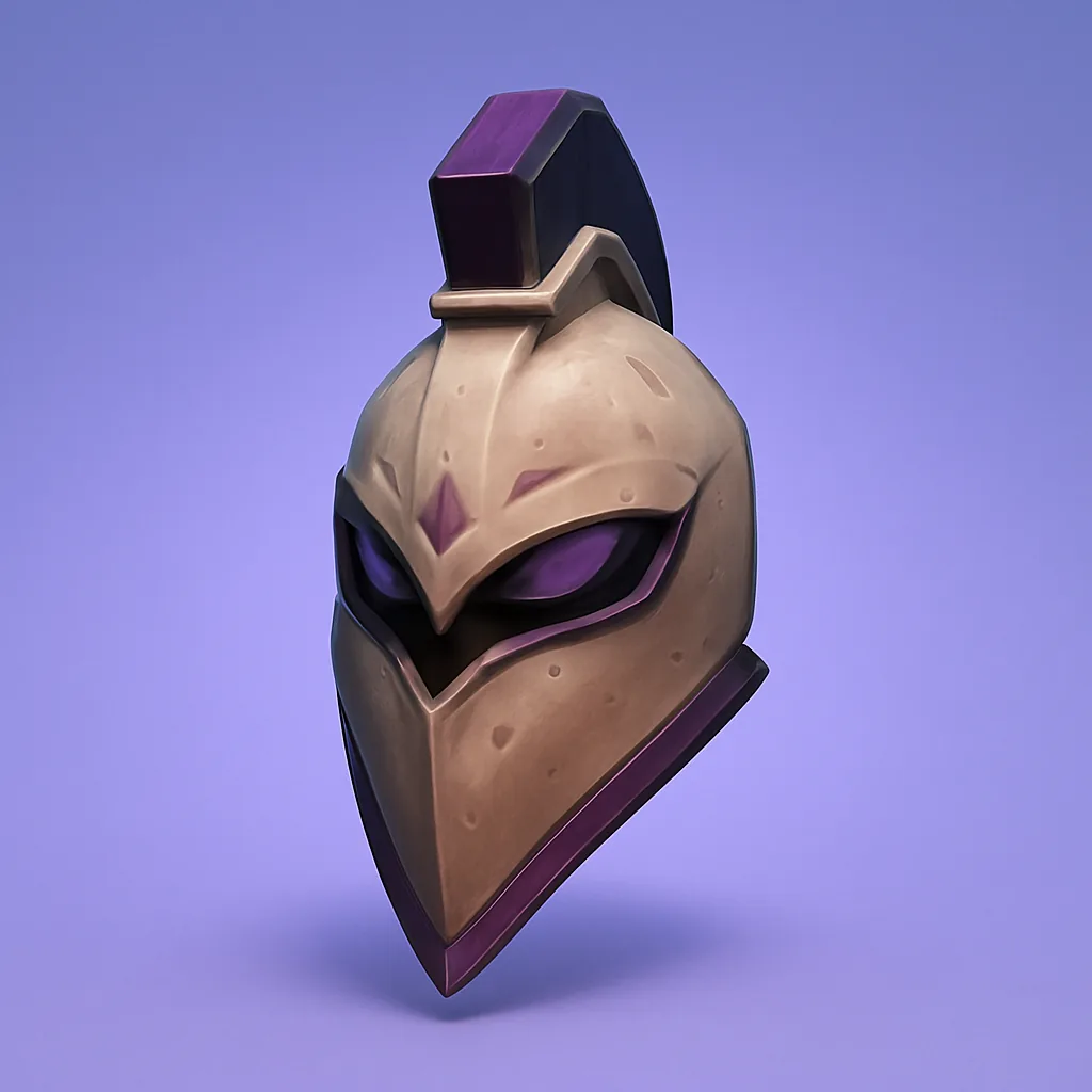 Amethyst Gladiator Helm