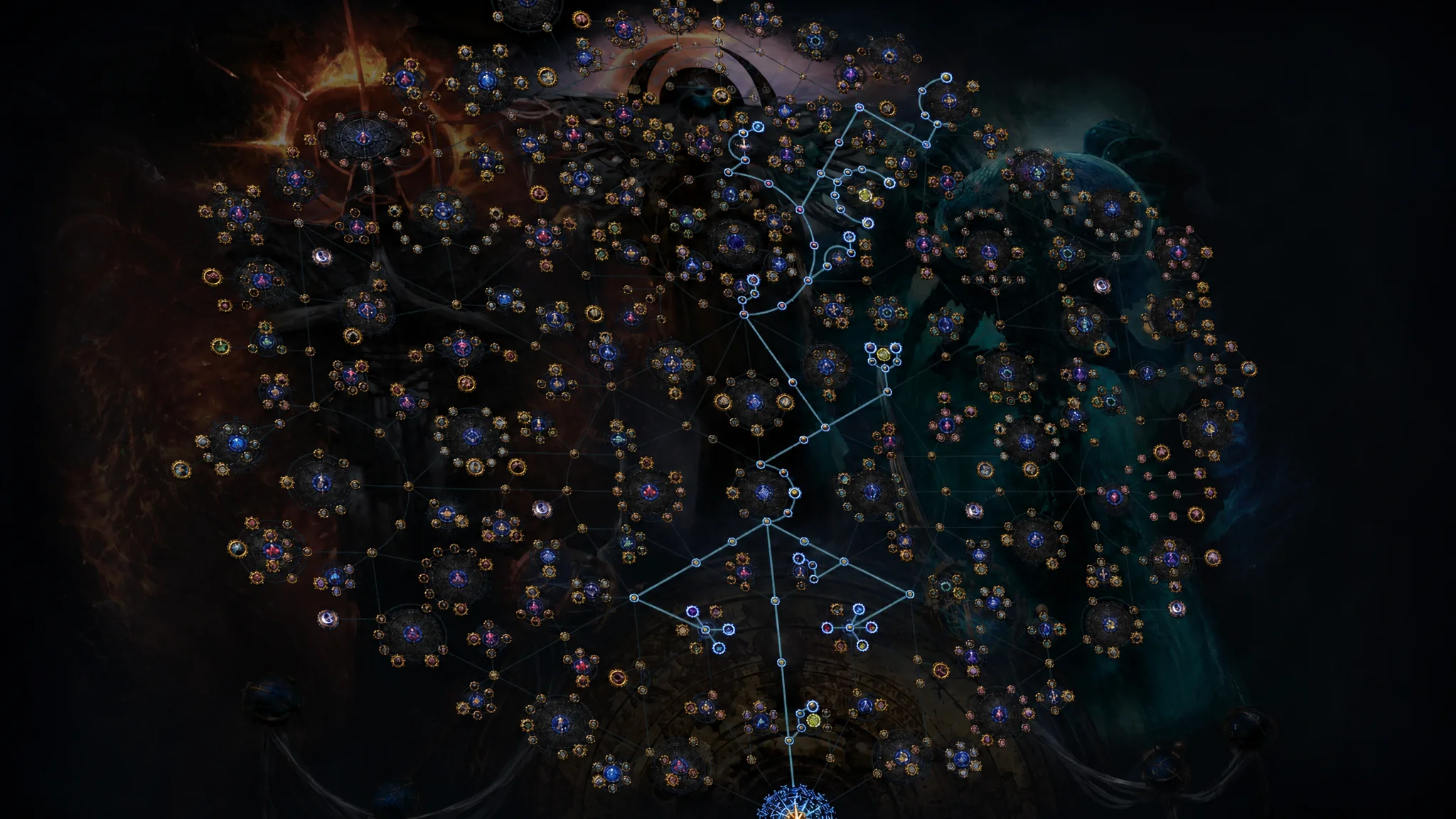 Early endgame Scarab and Strongbox Atlas tree setup