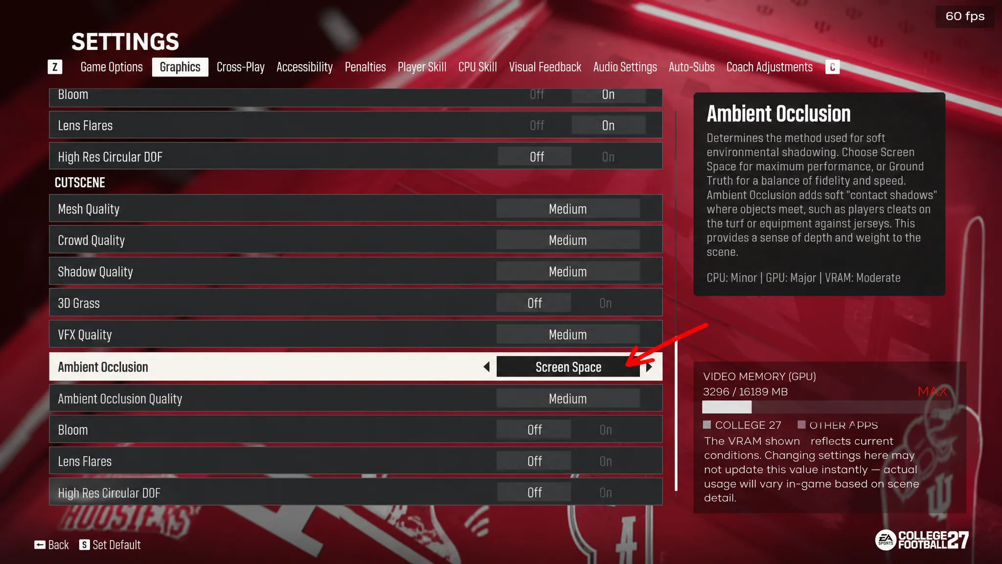 Best College Football 27 settings