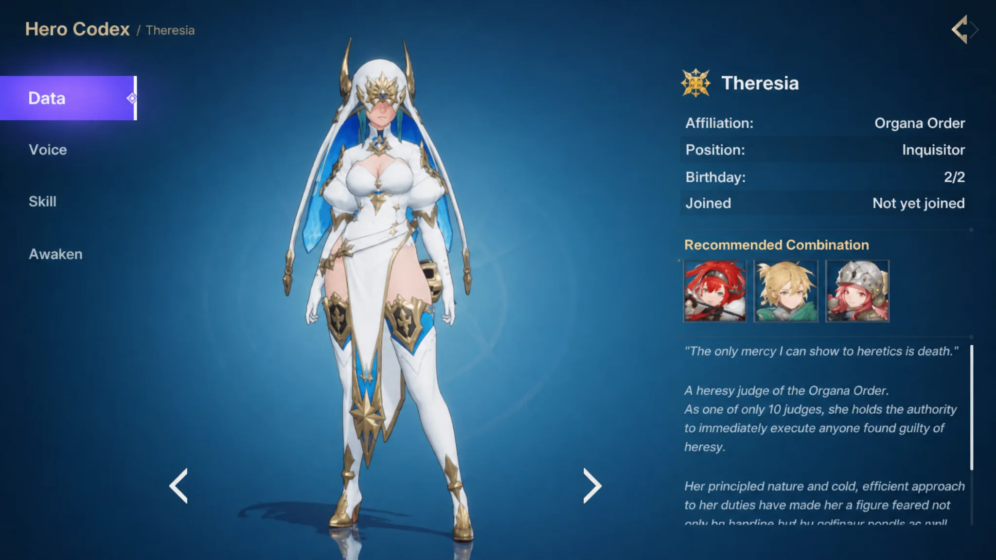 Theresia in DragonSword: Awakening