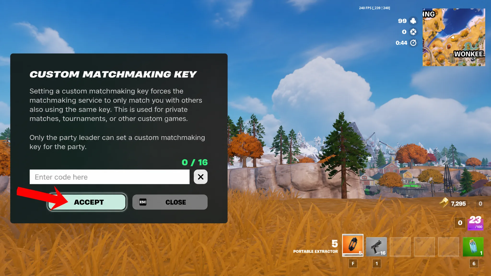Fortnite Extractor Glitch Successful in Non-Custom Match