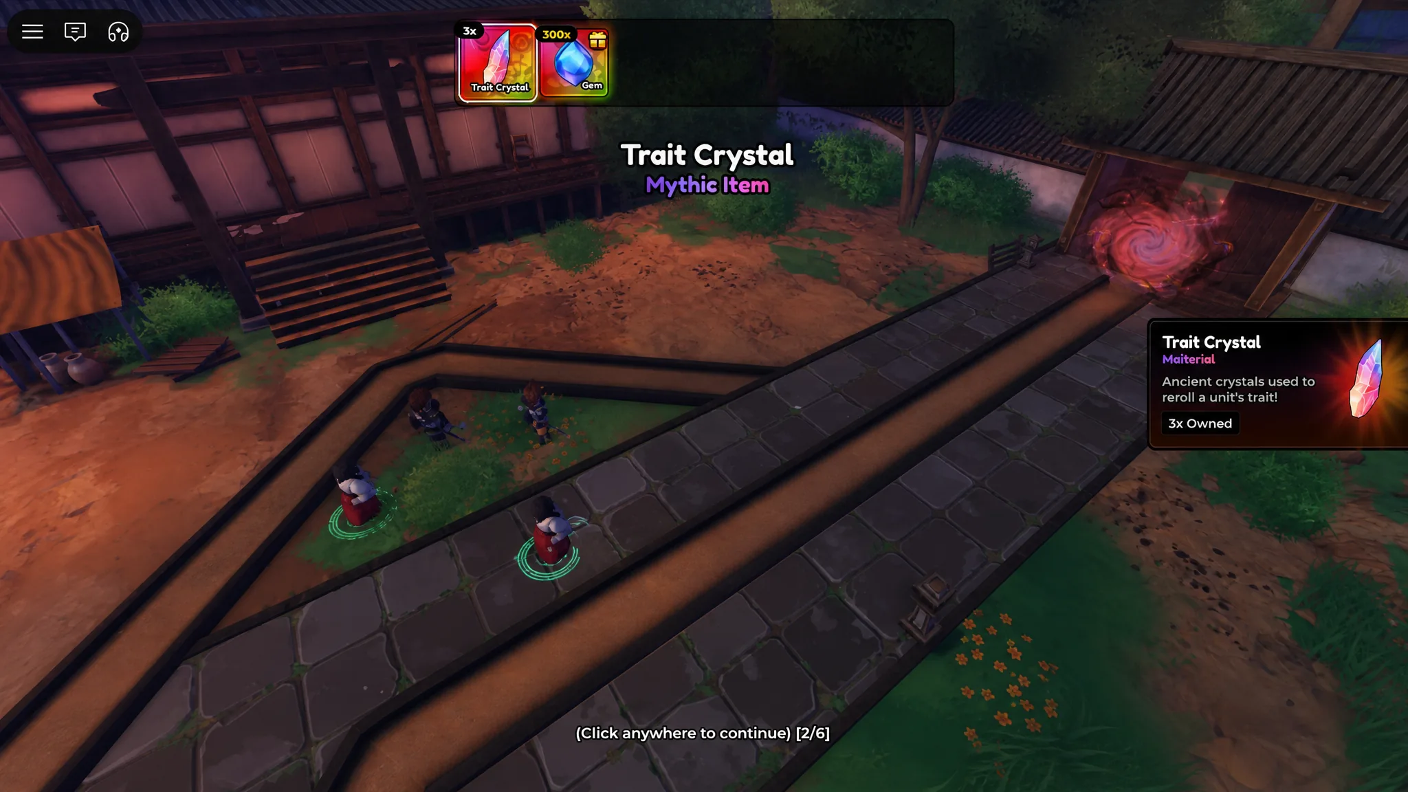 Trait Crystal farming in Anime Expedition