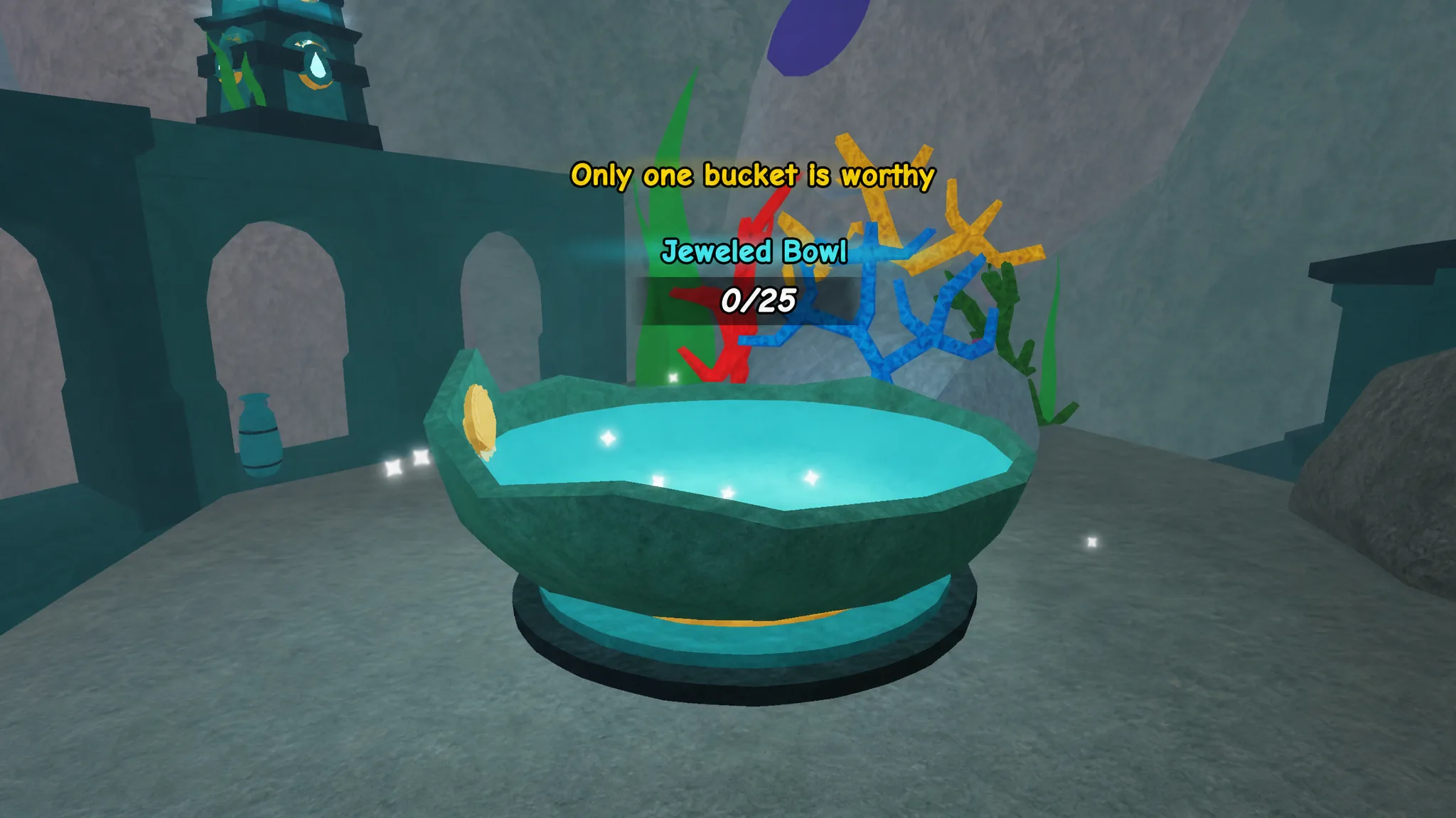 image showing the jeweled bowl in Drain the Lake