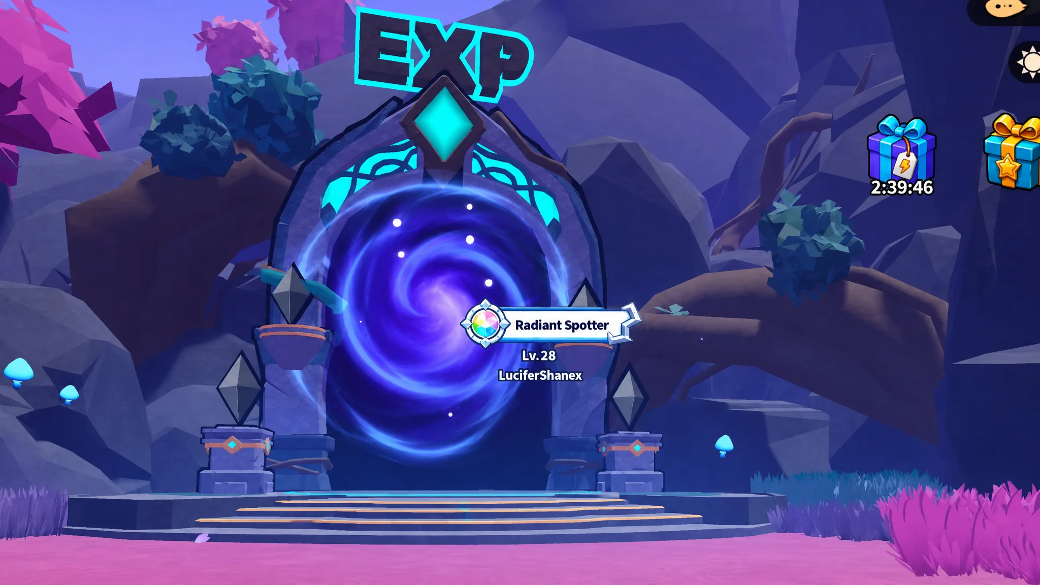 EXP Dungeon in Evomon