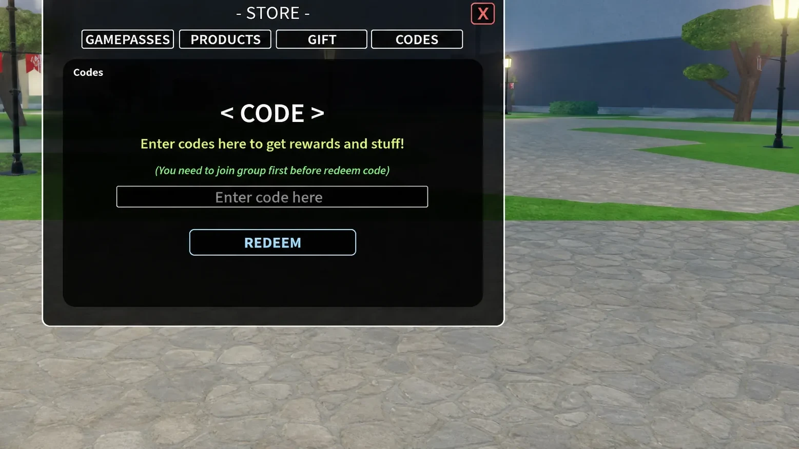 how to redeem codes dino world