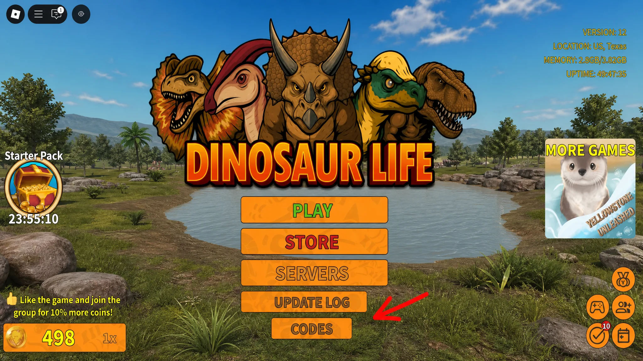 Dinosaur Life Codes July 2026 Dinosaur Life Codes July 2026 Spino
