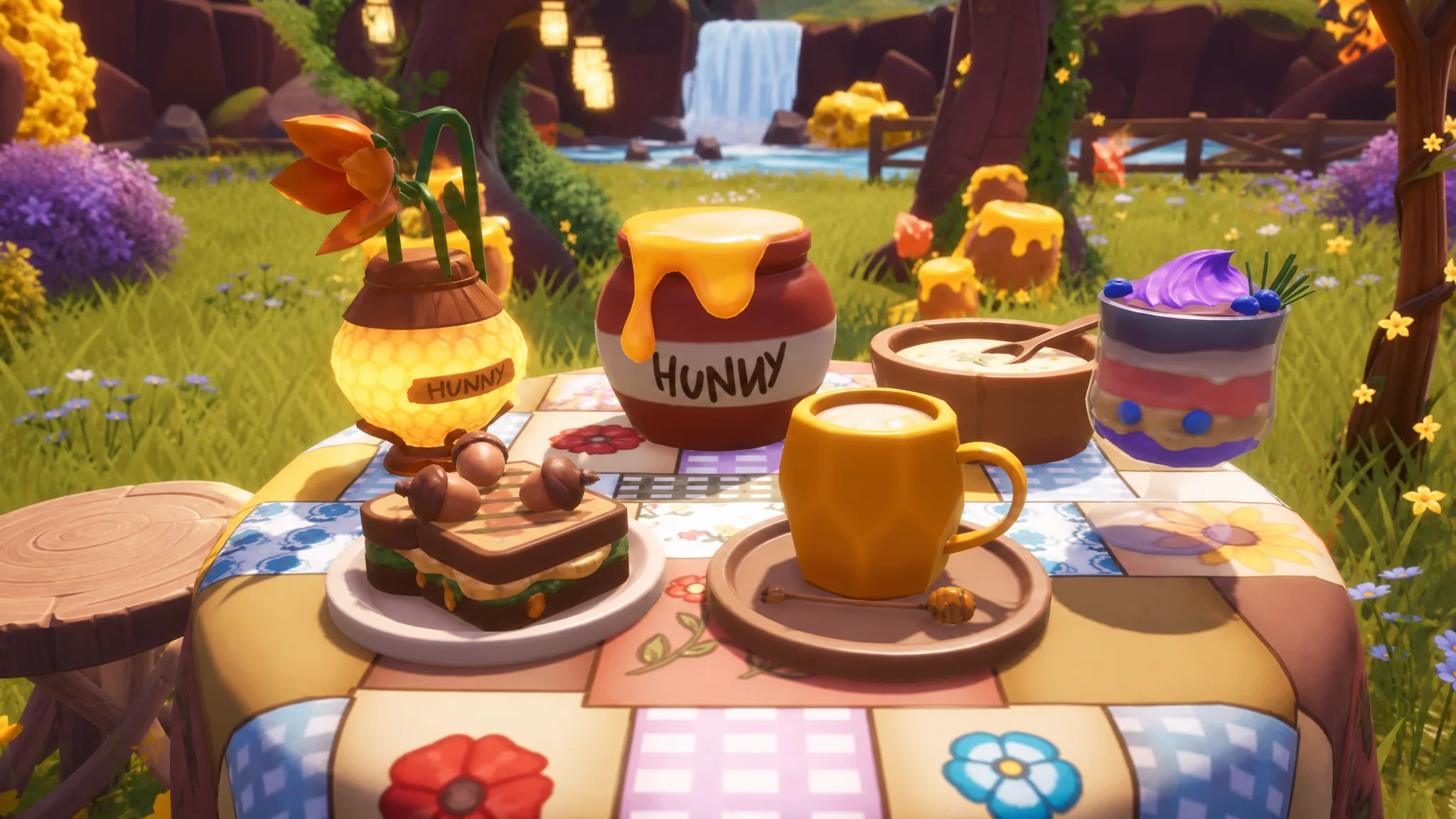 Honeyglow woods recipes in disney dreamlight valley