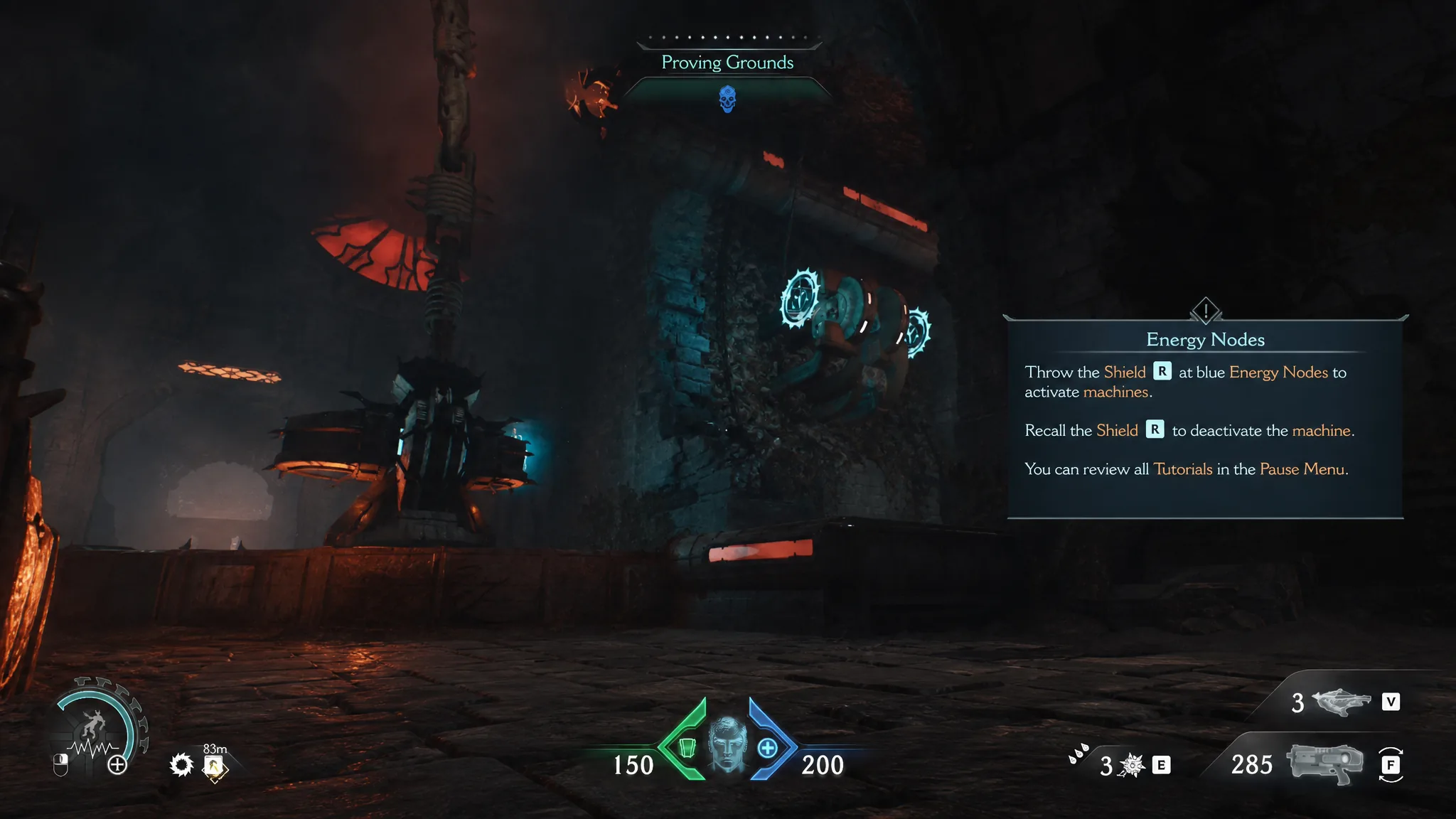 Claiming the Blue Skull at the end of the traversal path