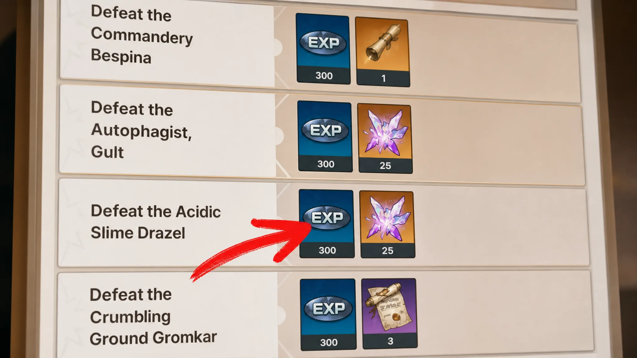 Sacred Light item in DragonSword Awakening