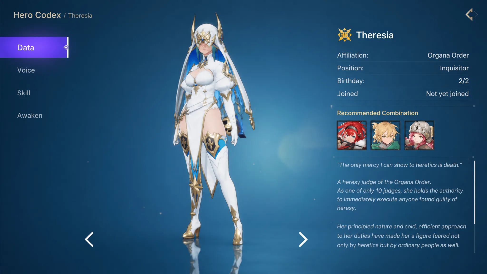 Theresia in DragonSword: Awakening
