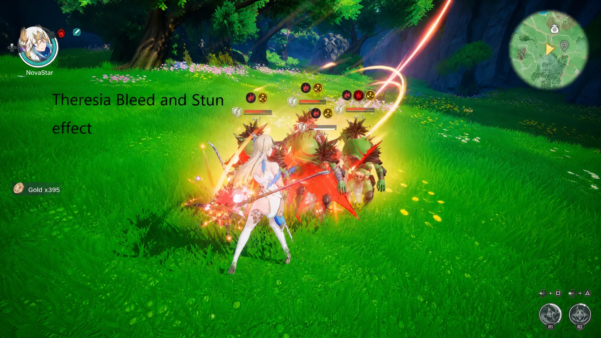 Theresia Bleed and Stun Effect