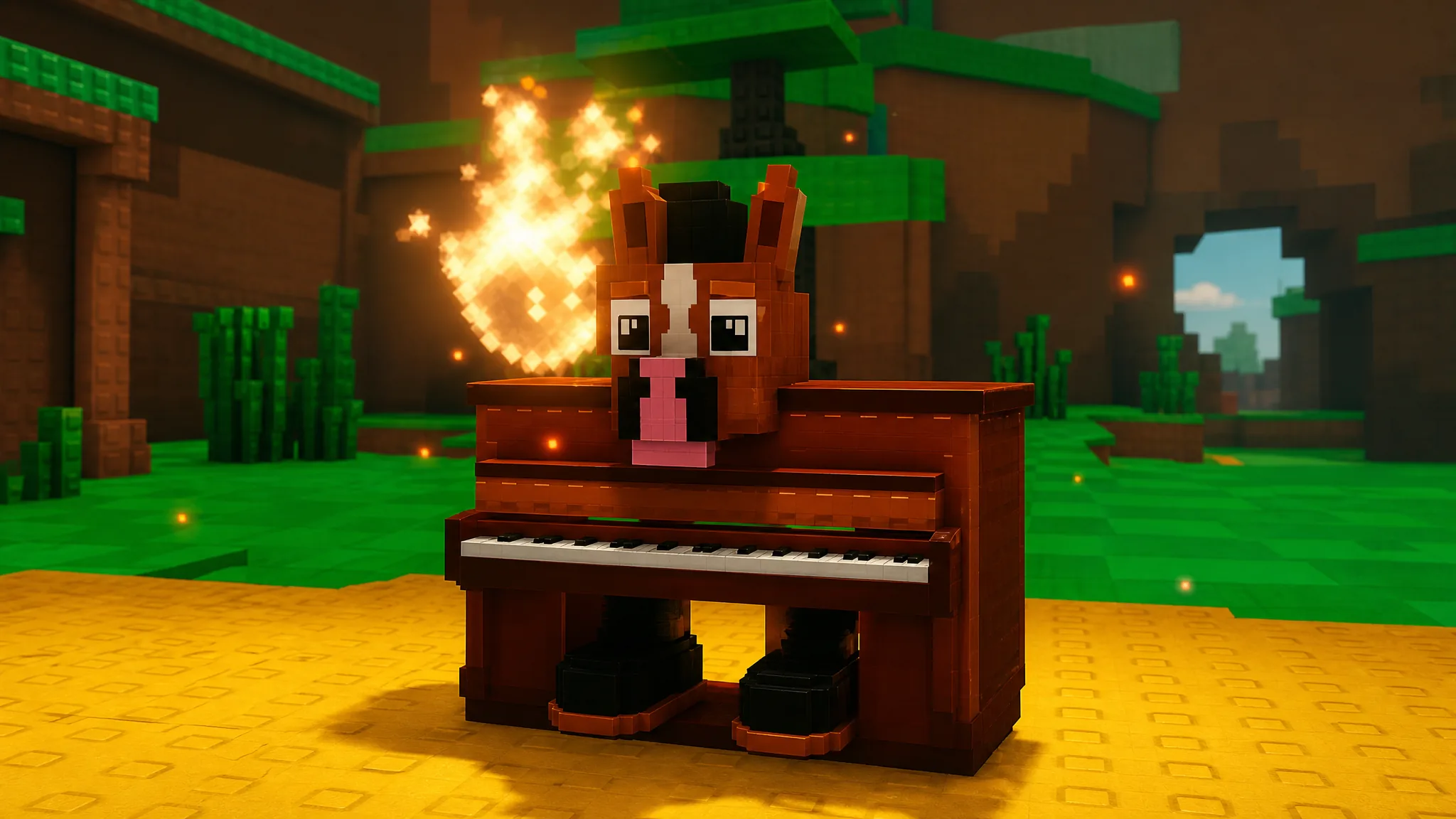 Ecco Cavallo Virtuoso Brainrot from Catch a Brainrot Roblox Experience