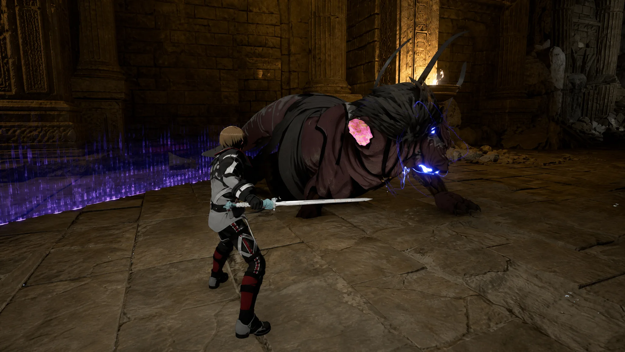 Slaying a boss in Echoes of Aincrad
