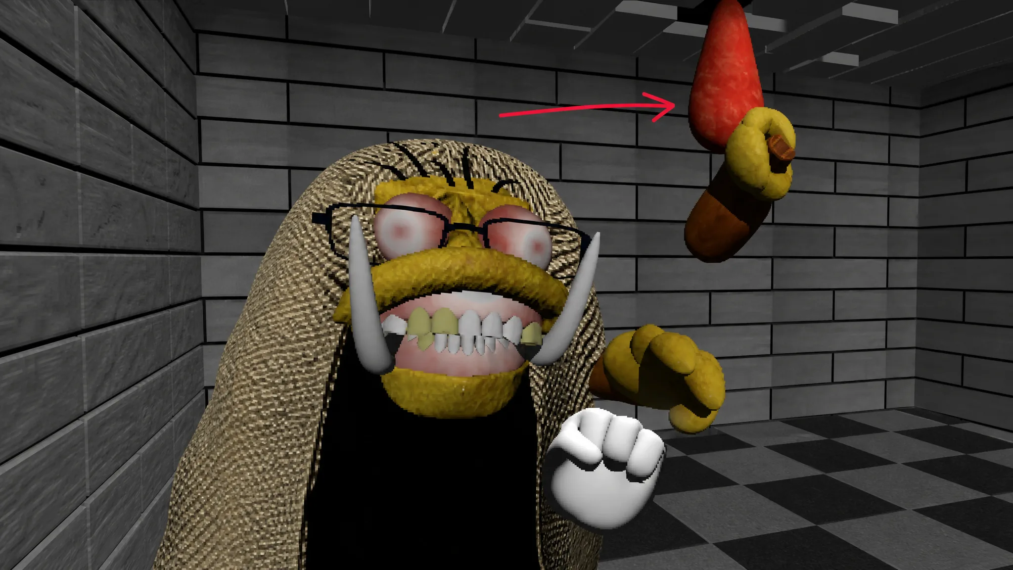 Henry attacks the uvula and get damage Endacopia