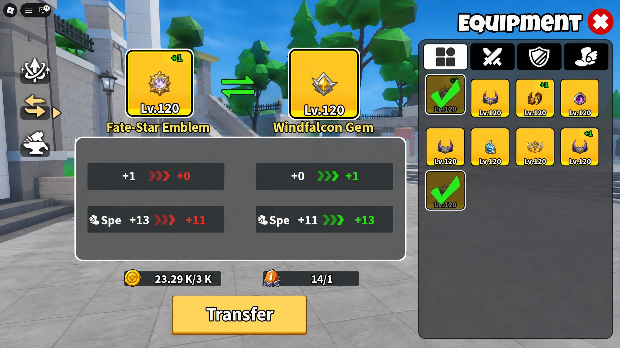 Evomon Equipment