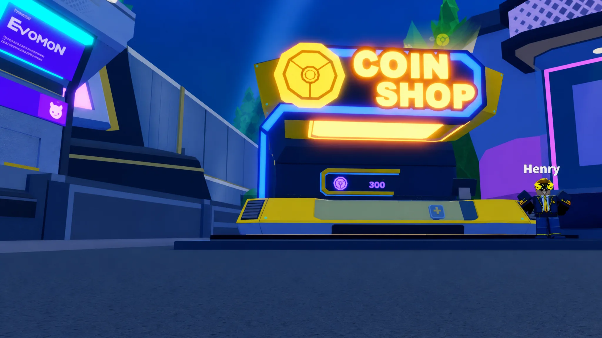 Coin Shop item prices in Evomon