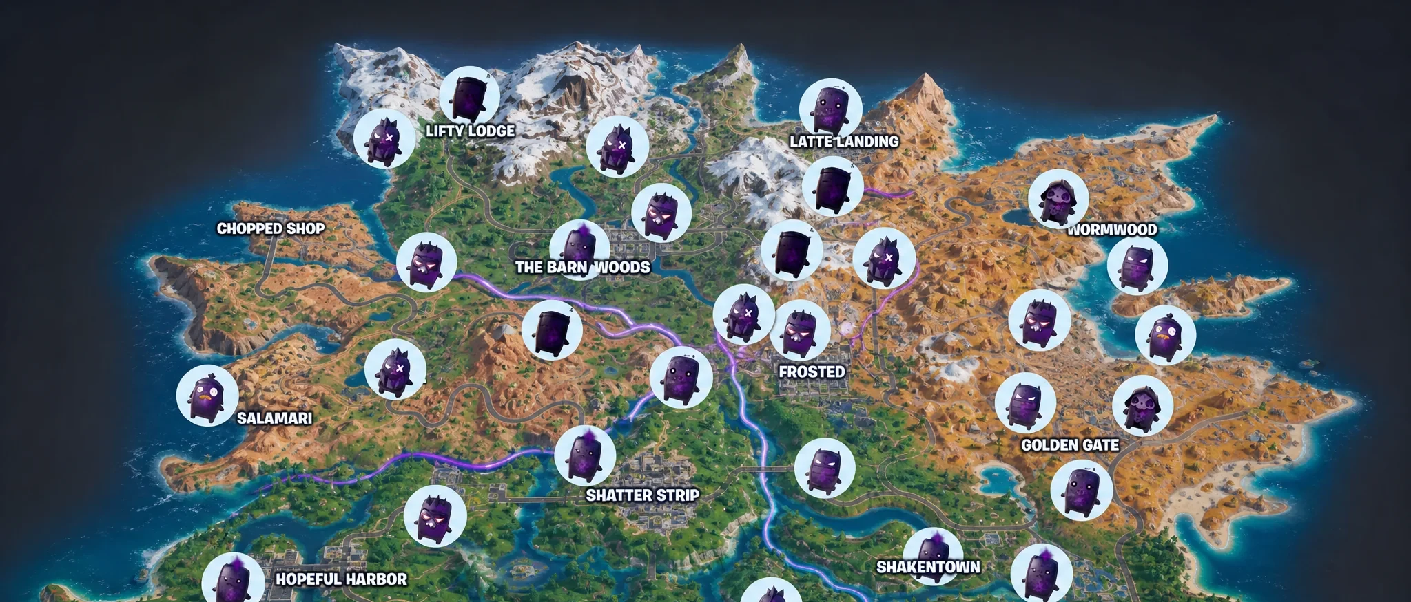 Fortnite Cube Sprite Location Map