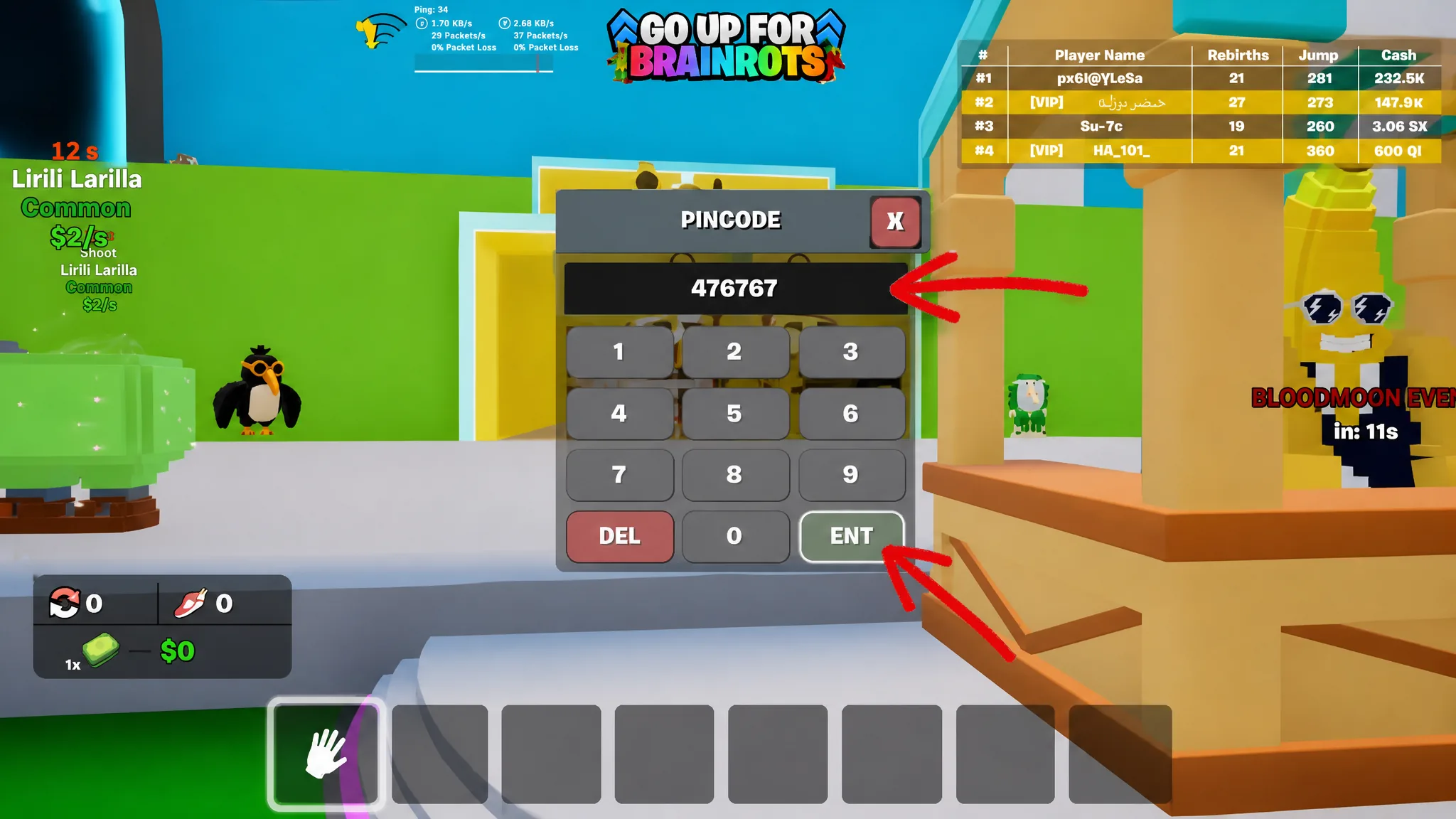 Fortnite Go Up For Brainrot Map Code Redeem