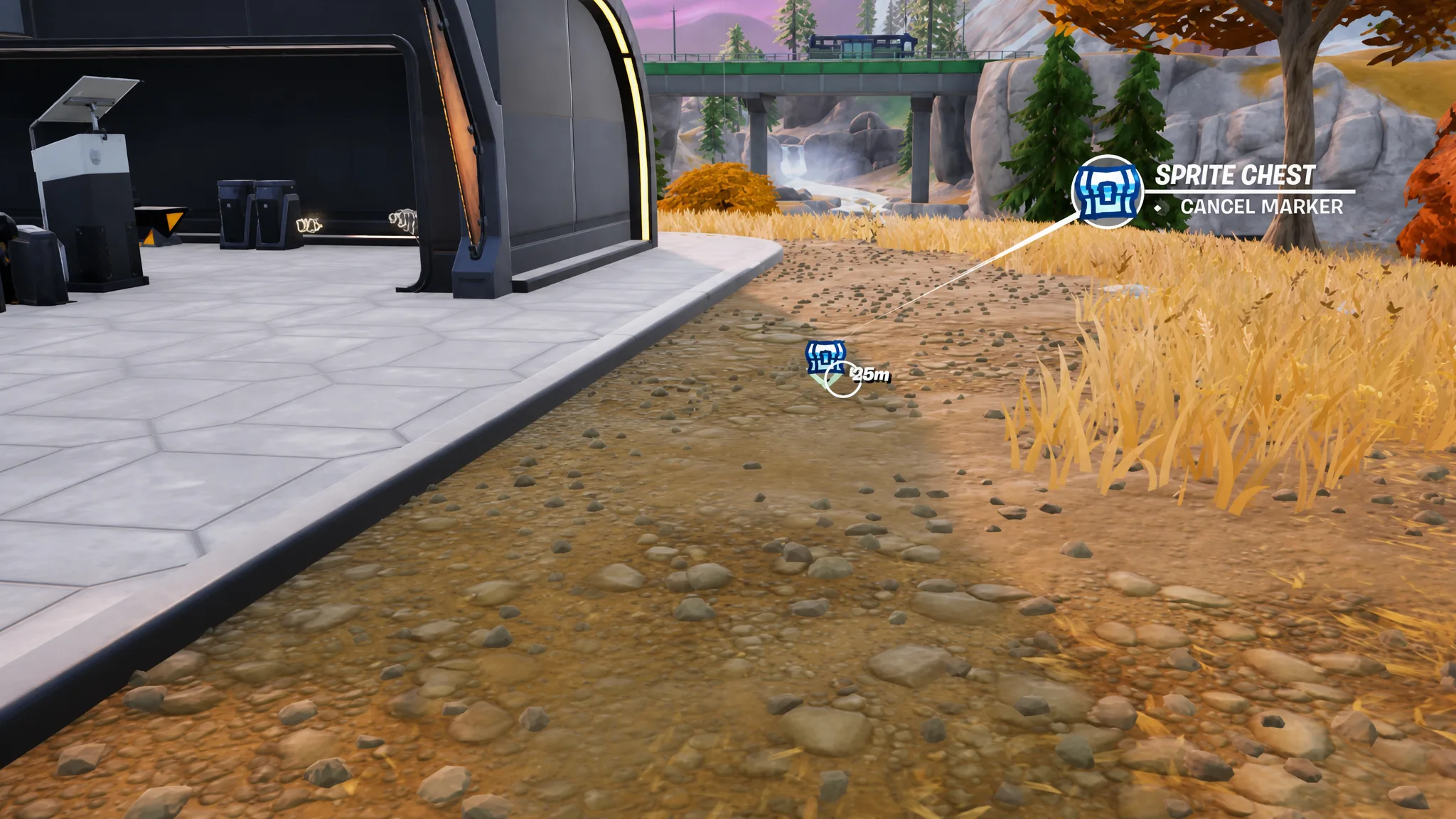 Fortnite player using a Sprite Locator