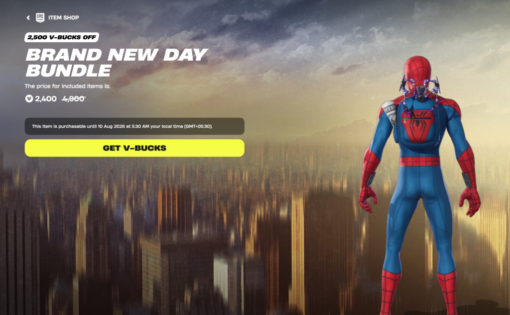 Fortnite: How to Get the Spider-Man Brand New Day Skins (Bundle and Prices)