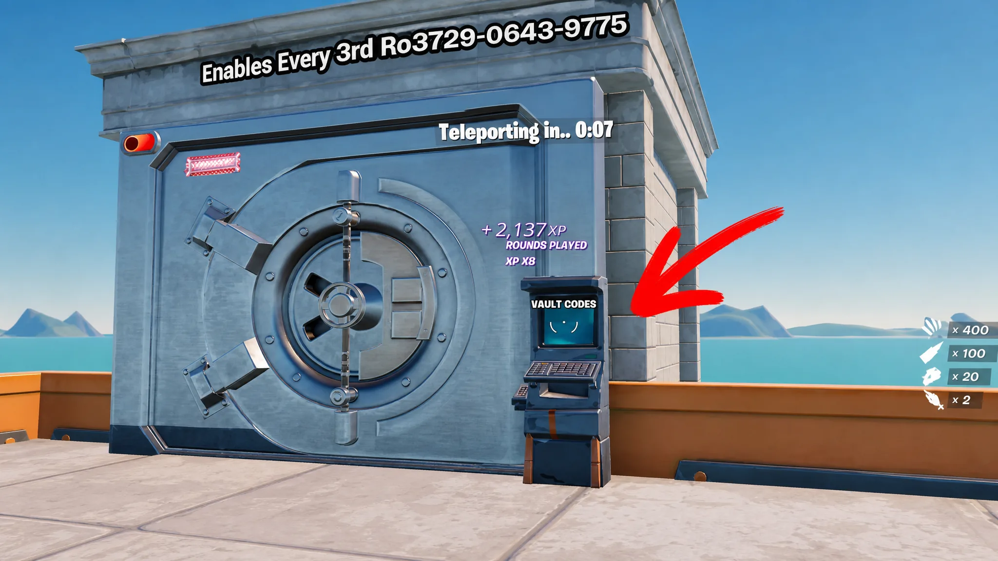 How to redeem Titled Zone Wars vault codes