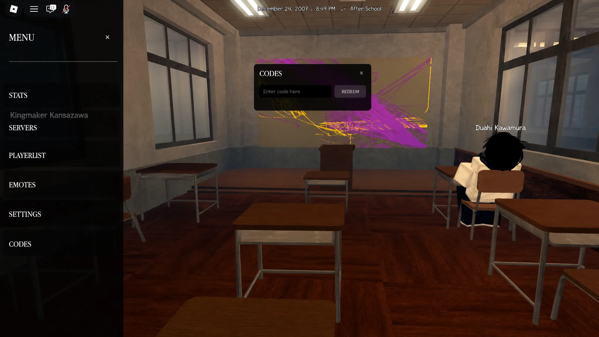 How to Redeem Codes in Gakuran