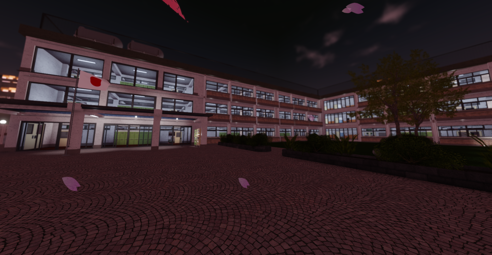 Gakuran Courtyard