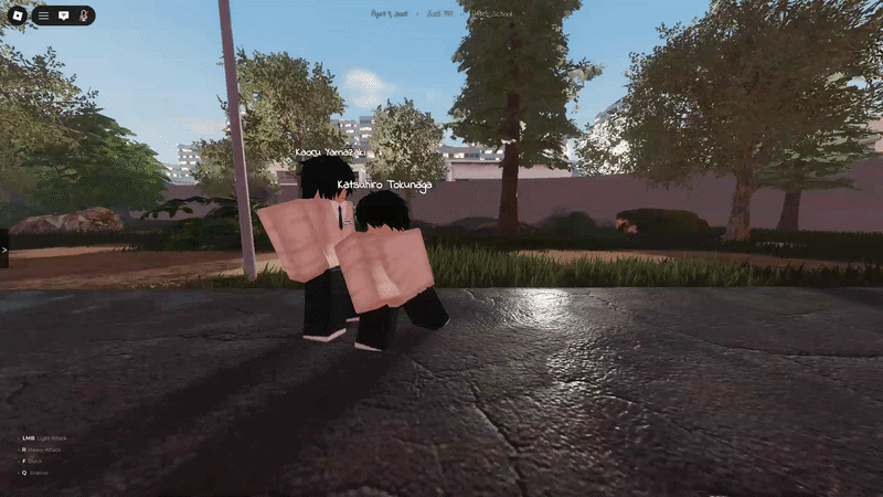 Gakuran evasive dodge
