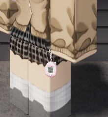 Gakuran keychain accessory