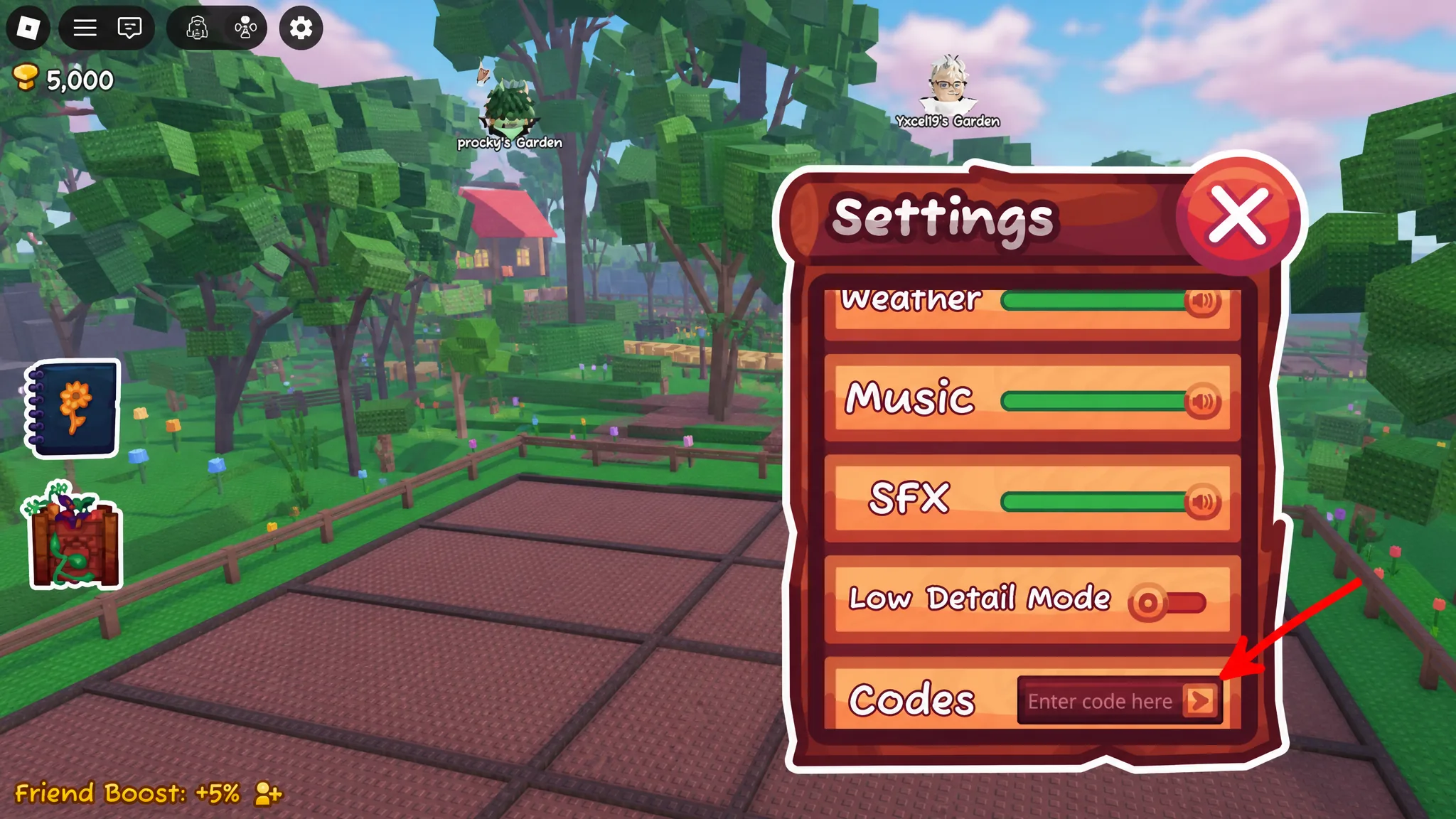 Garden Horizons codes redeem