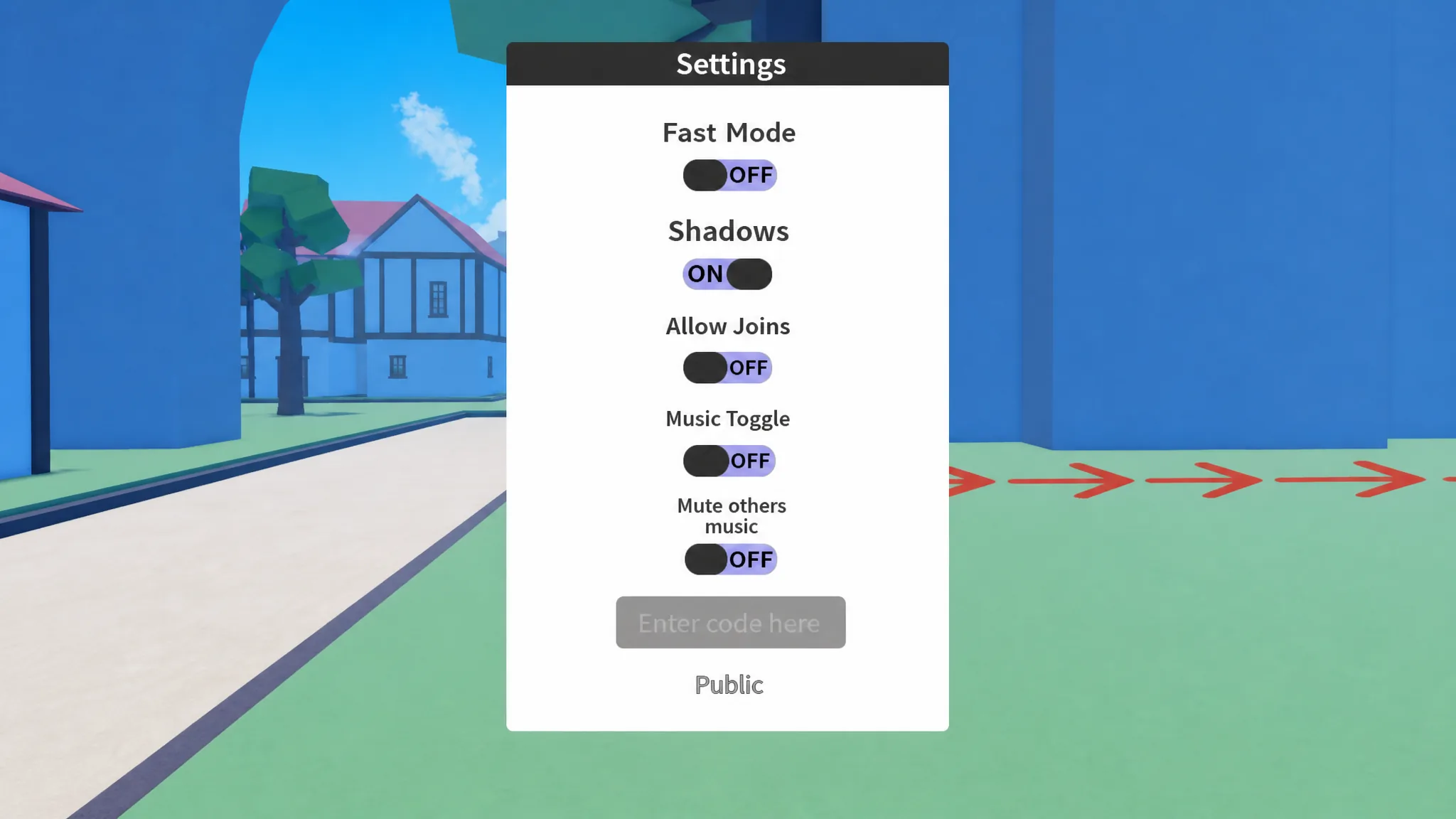 Screenshot of the GPO codes redemption system