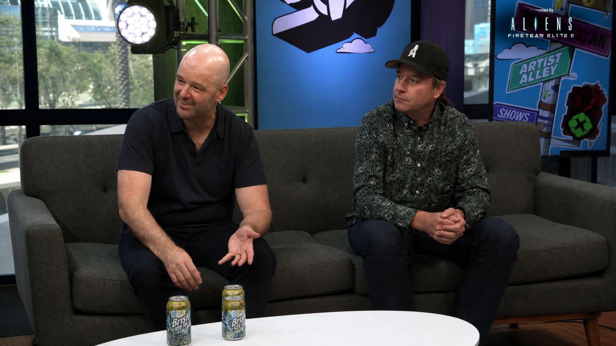 Dan Houser giving an interview at SDCC talking about physical games