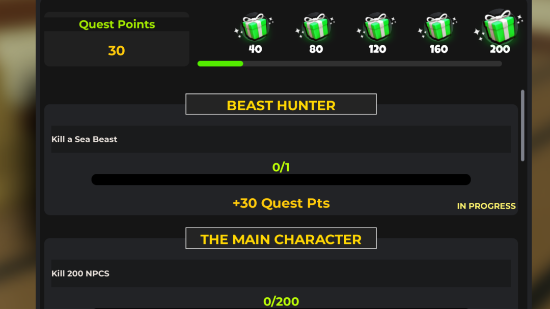 Haze Seas daily quests and rewards