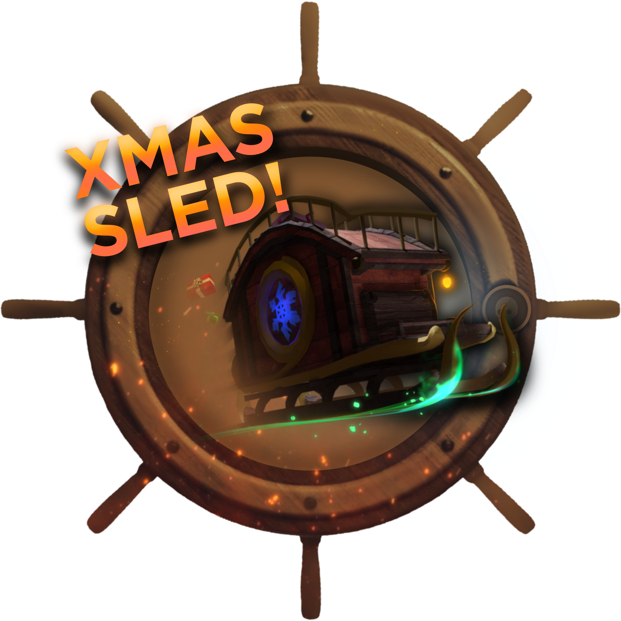 Haze Seas Xmas Sled ship
