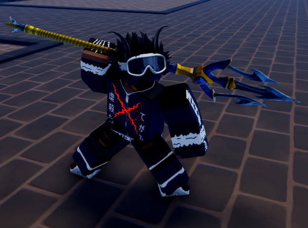 Haze Seas Golden Staff V2 sword