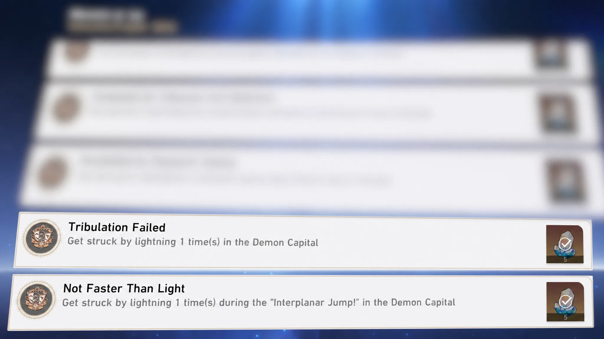 Honkai Star Rail 4.4 achievements overview