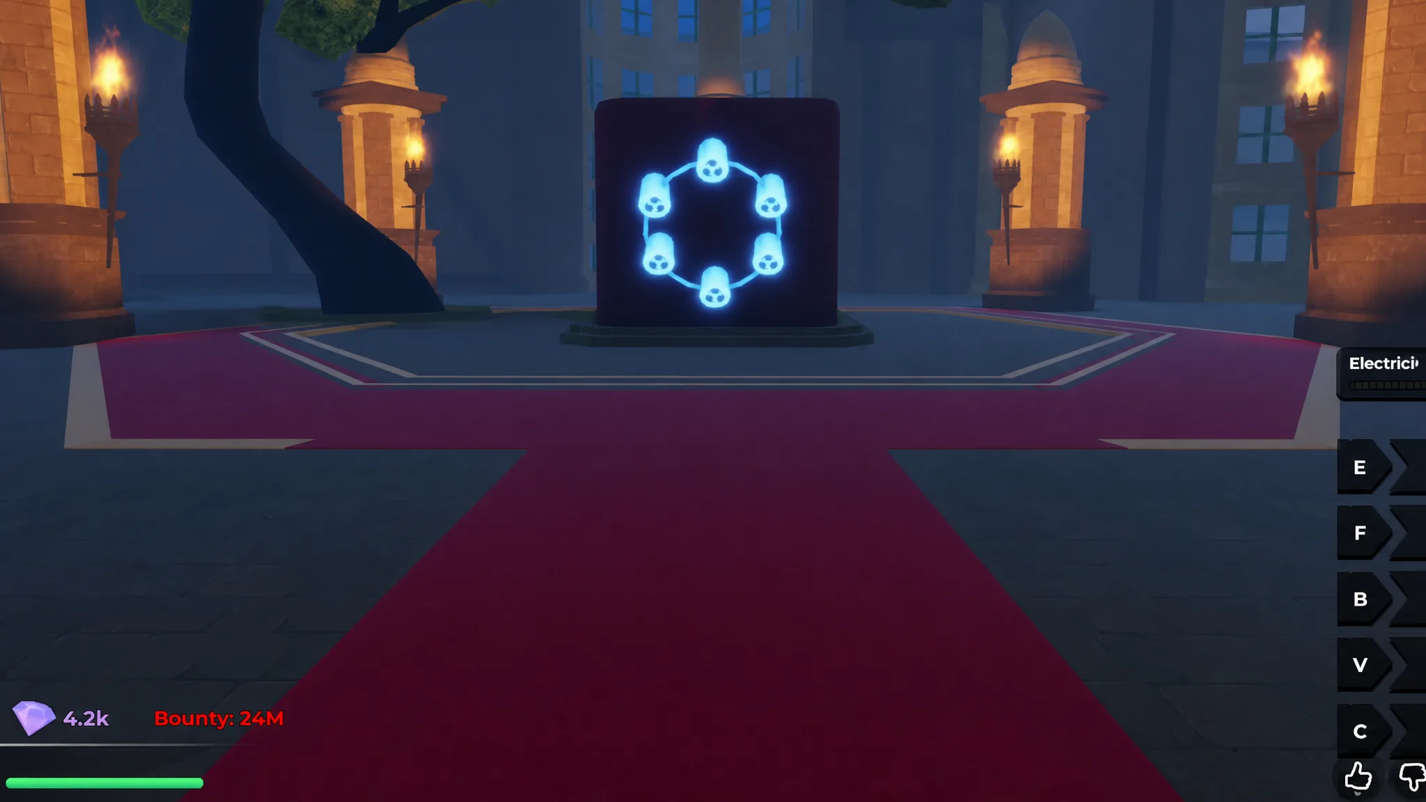 The Raijin Form transformation for the Electricity Fruit in Haze Seas