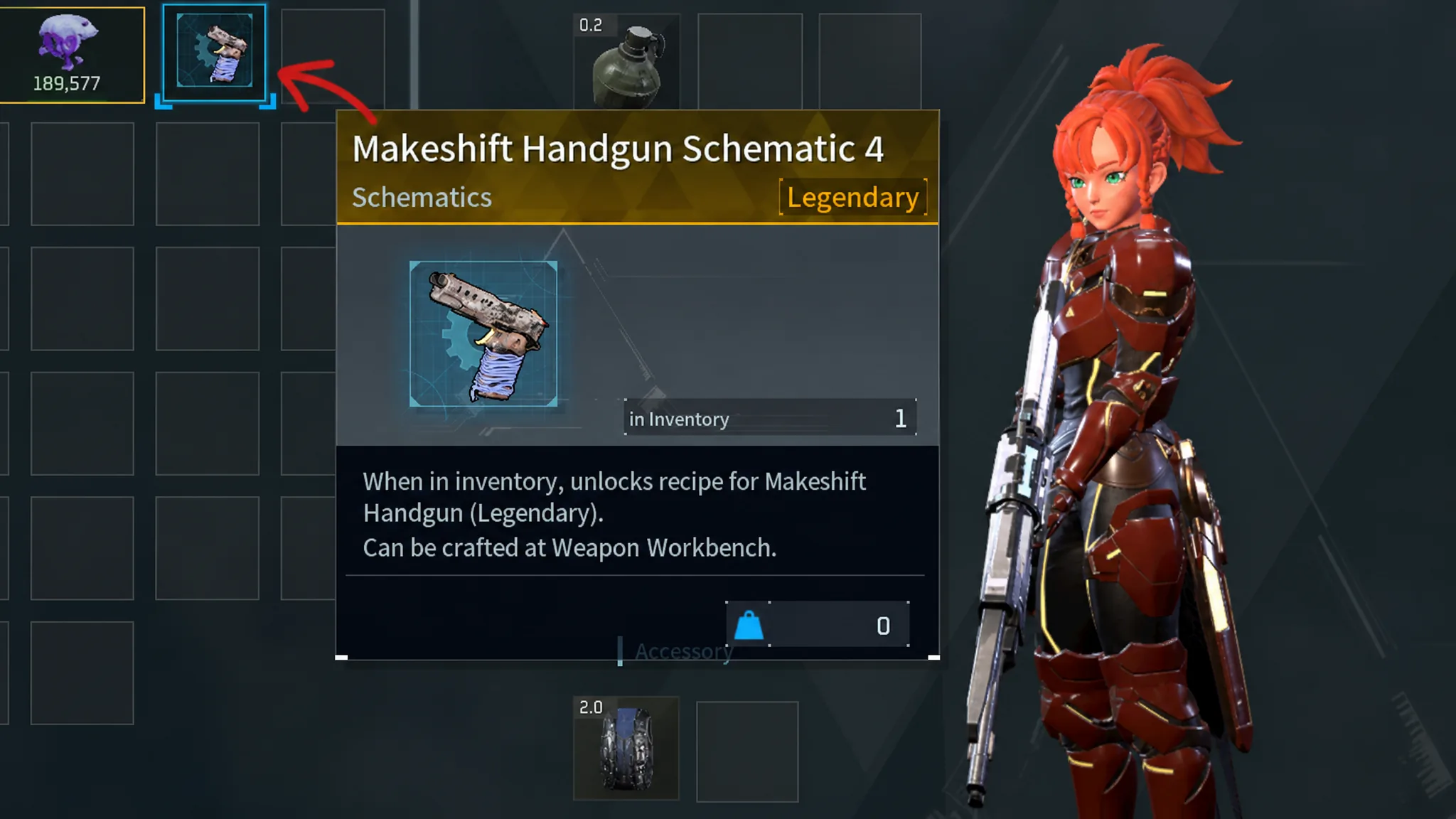 Alpha Legendary Schematics