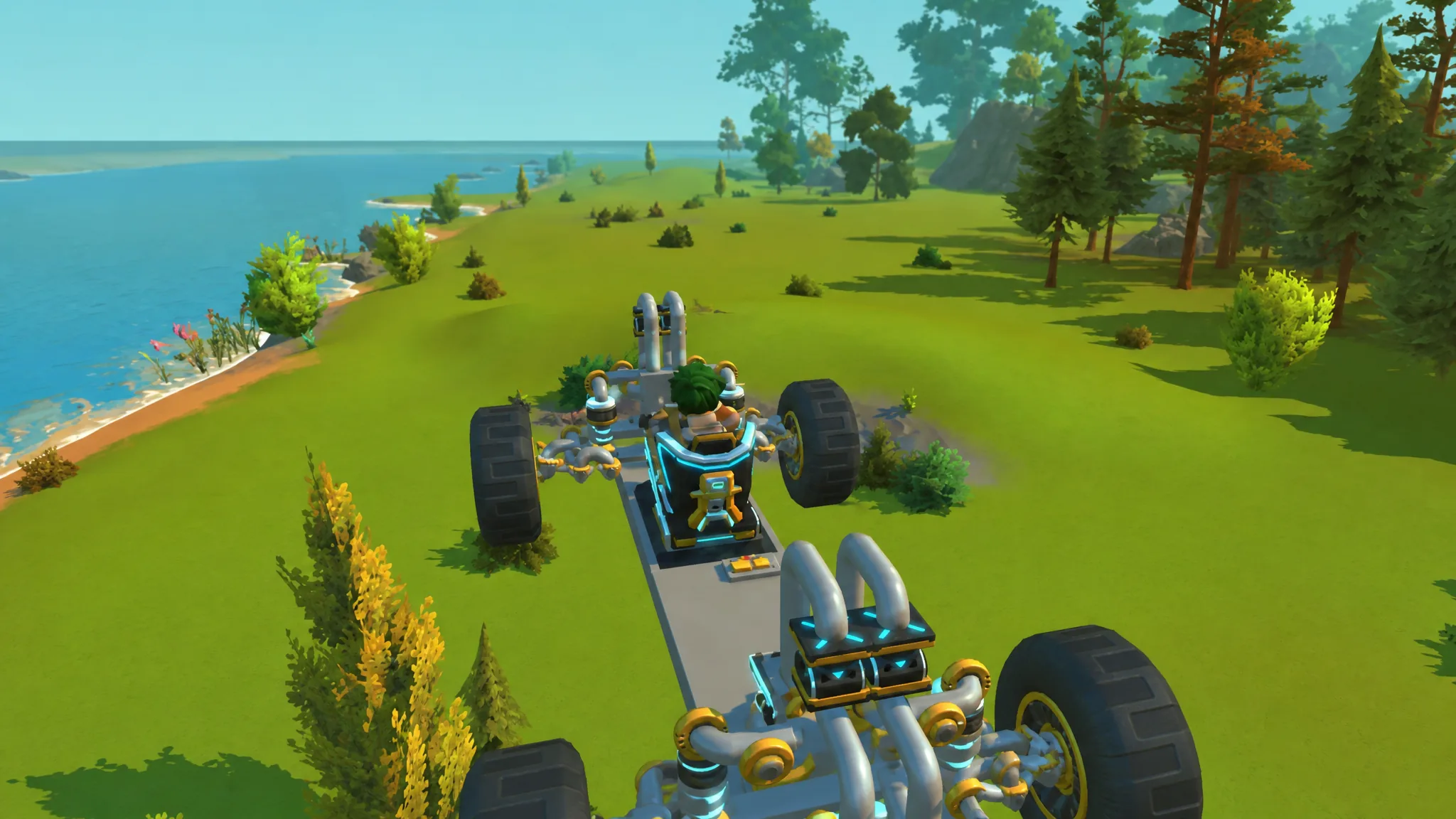 Scrap Mechanic Wishbone Suspension Testing