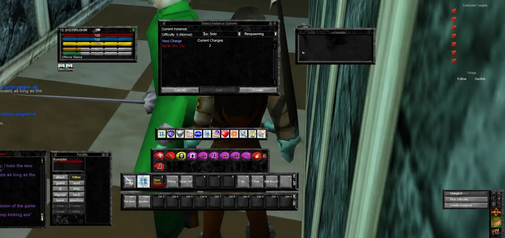 Private instance setup in EverQuest Legends
