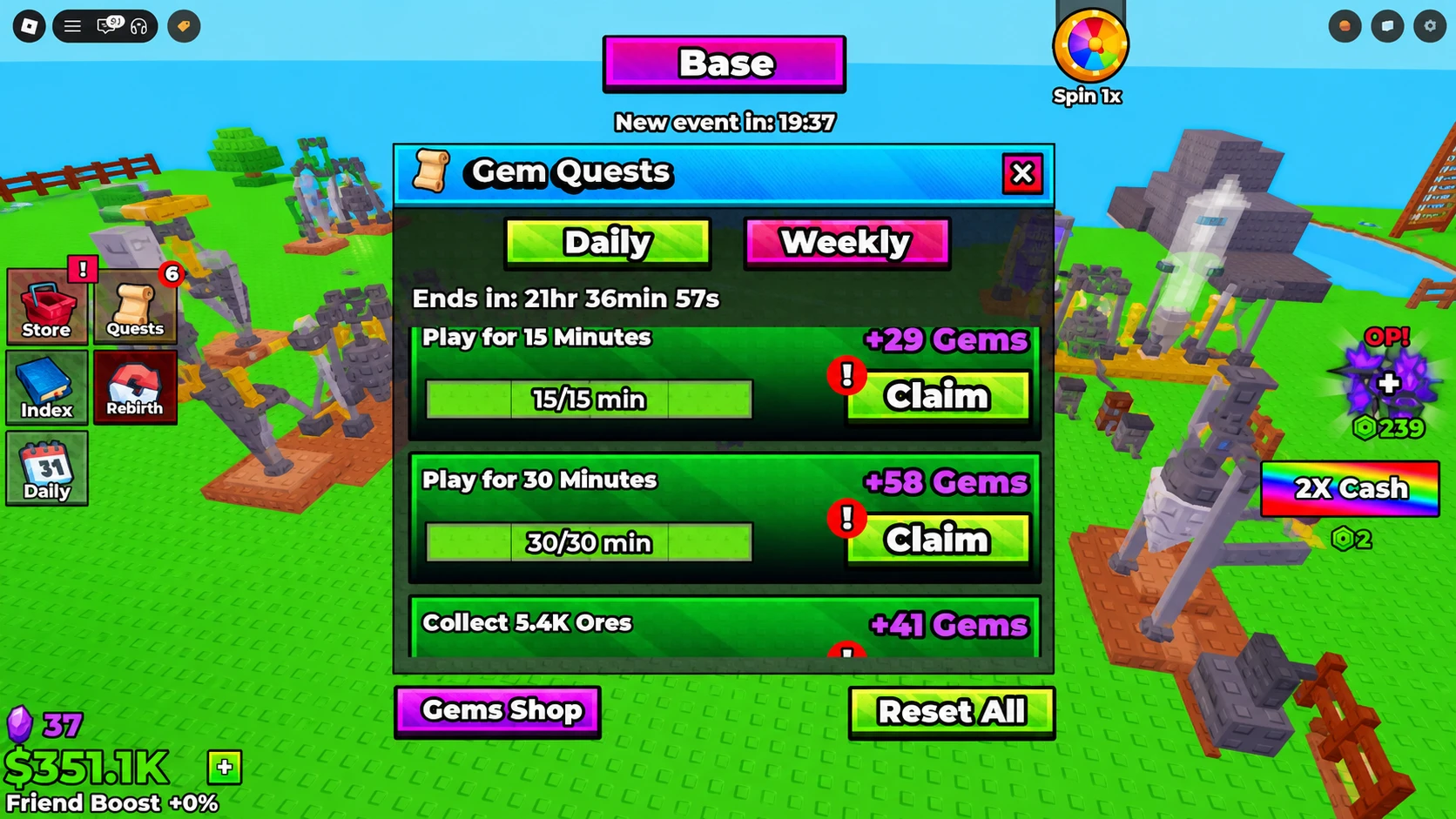 image showing the Quests in Make a Drill Farm